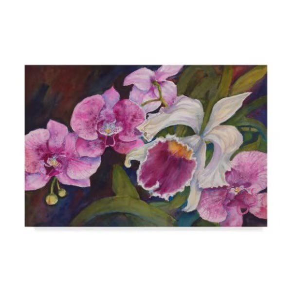 Joanne Porter 'Orchid' Canvas Art, 22x32, Trademark Fine Art, Mfr#: ALI30489-C2232GG